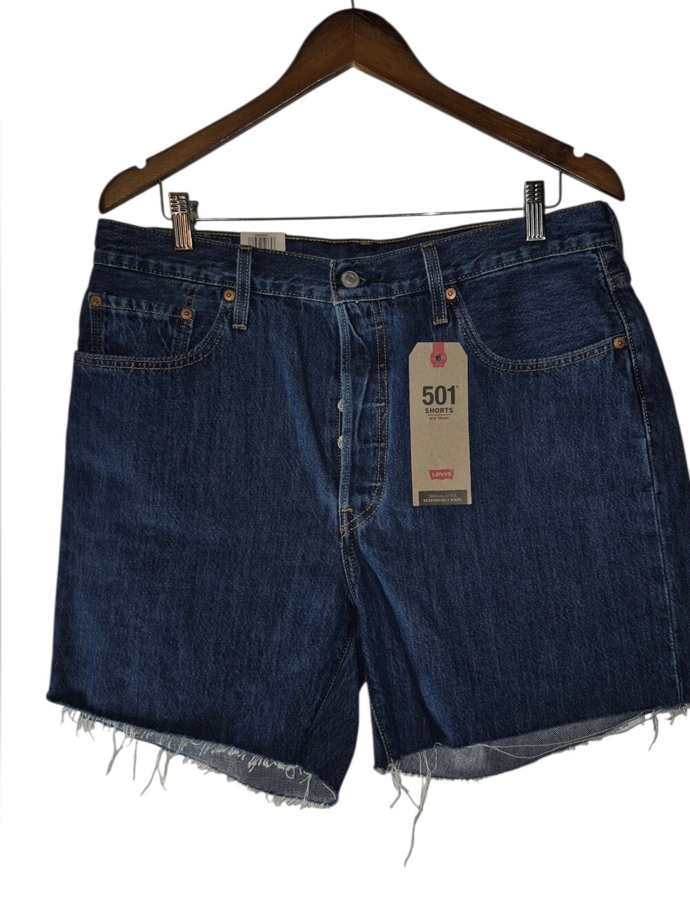 Levi's 501® NWT Mid-Thigh Women's 100% Cotton Shorts 33
